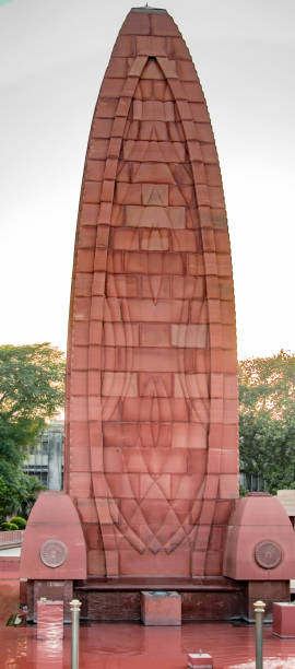 Jallianwala bagh monument of bricks standing tall in Amritsar Punjab India