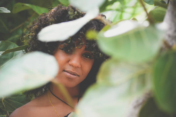 istock Natural girl in nature 1078347994