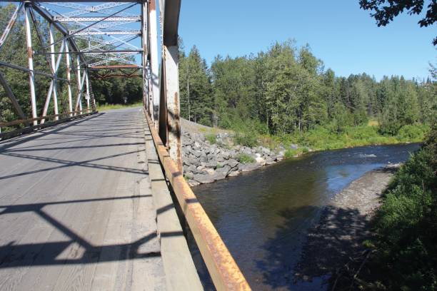 istock A wooden bridge on the river 1078356164