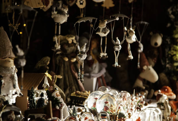 istock Christmas decoration in a market 1078357852