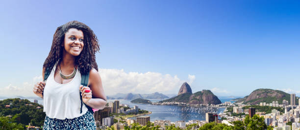 istock Young woman at Rio de Janeiro 1078369250