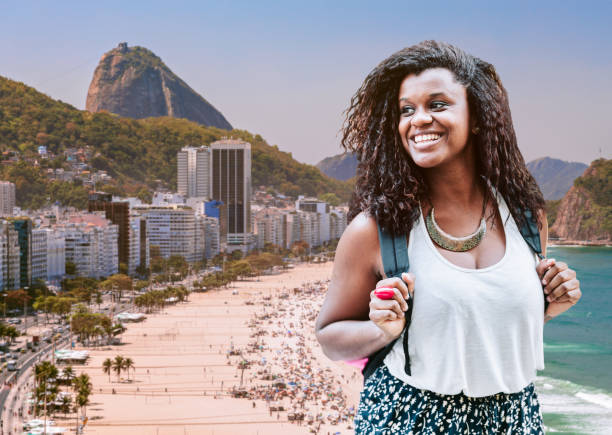 istock Young woman at Copacabana 1078369374