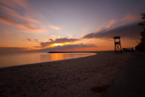 istock Lifeguard Tower on the Beach 1078374474