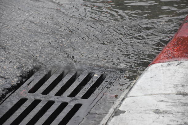 istock sewage in the rainstorm 1078376908