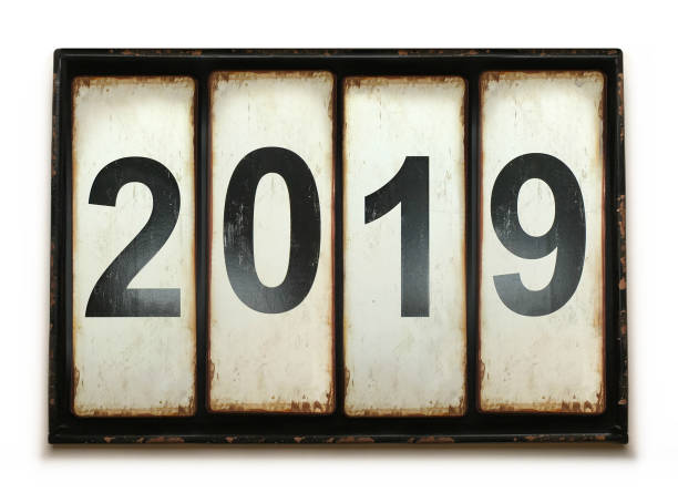 istock 2019 with vintage calendar 1078380006