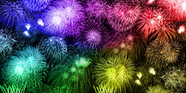 istock New Year's Eve fireworks background colorful banner years year firework 1078382022