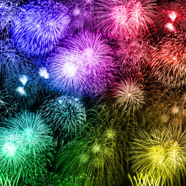 istock New Year's Eve fireworks background years year square colorful firework 1078382134