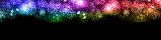 istock New Year's Eve fireworks background large copyspace copy space banner colorful years year firework 1078382428