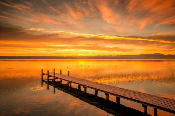 istock Starnberg Lake in Germany Sunrise 1078384532