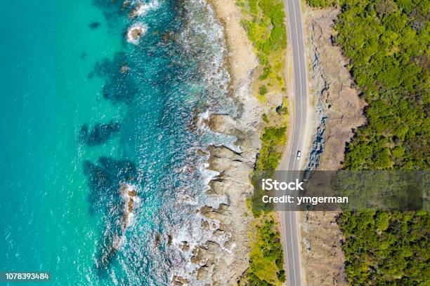 Great Ocean Road In Australia Stock Photo - Download Image Now - Australia, Great Ocean Road, Road