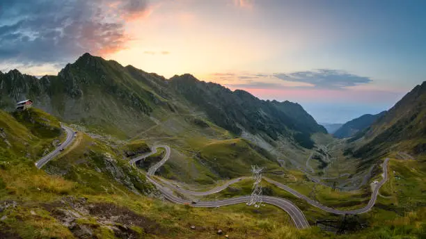 Transfagarasan road, most spectacular road in the world, Romania