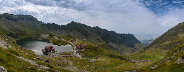 istock Balea Lake on Transfagarasan Road in the Carpathian mountains 1078395416