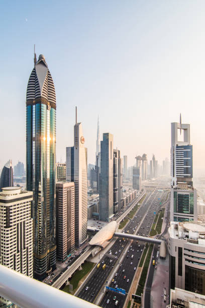 istock Dubai, UAE - October, 2018. Dubai skyline in sunset time, United Arab Emirates 1078406864