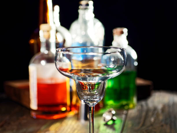 istock Orange cocktail on the bar counter 1078412486