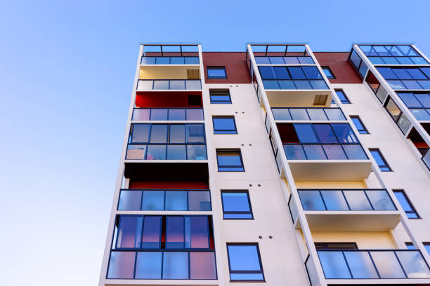 istock Facade modern apartment house copy space 1078414716