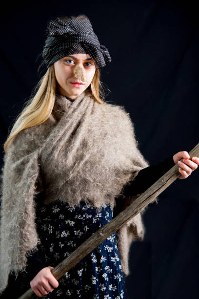 istock A young woman wearing a witch costume 1078420874