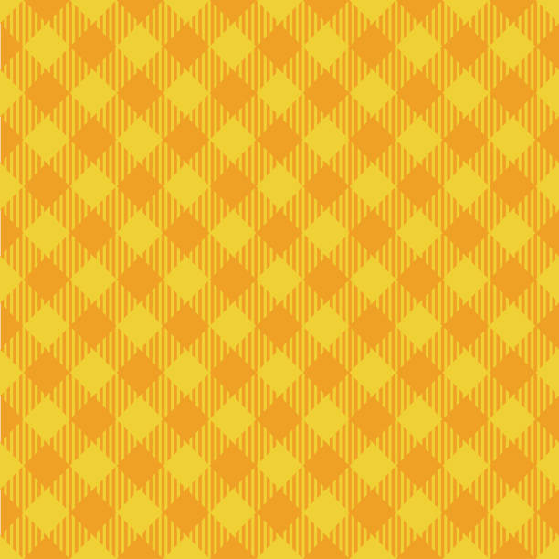 ilustrações de stock, clip art, desenhos animados e ícones de yellow lumberjack argyle pattern background - pattern harlequin jester backgrounds