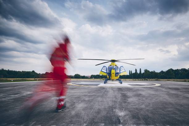 istock Helicopter emergency medical service 1078431230