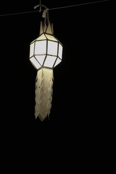 istock A lighting from Paper lamp 1078434138