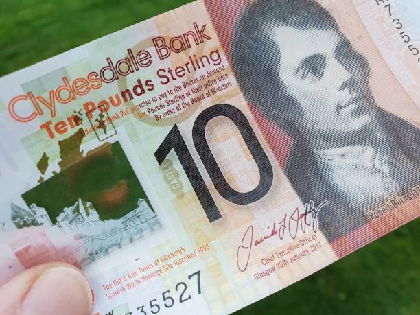 istock £10 Scottish banknotes with portrait of Robert Burns and copy space 1078437186