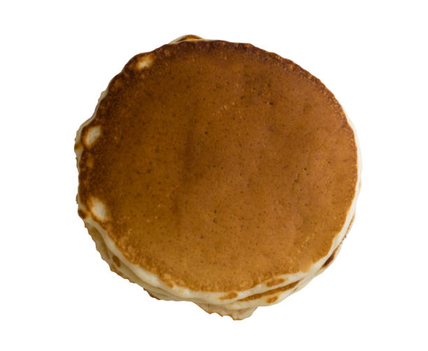 istock Hot Homemade Pancakes Isolated on a White Background 1078457682