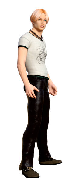 istock 3D illustration teenager boy on white 1078462100