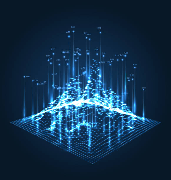 Wireframe Landscape Pattern. Big Data. Geometric Terrain Design Wireframe Landscape Pattern. Big Data. Geometric Terrain Design - Illustration Vector integration summit stock illustrations