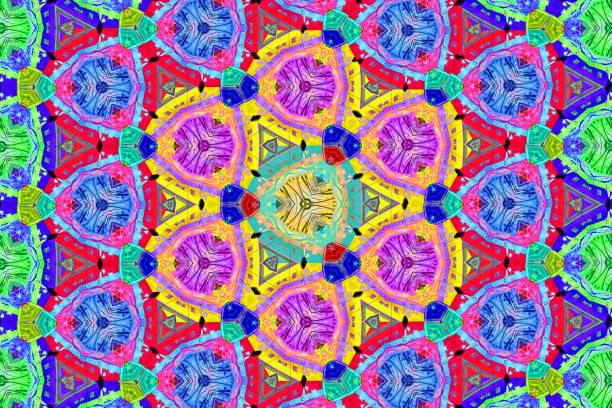 istock Abstract kaleidoscope background - photography 1078485088