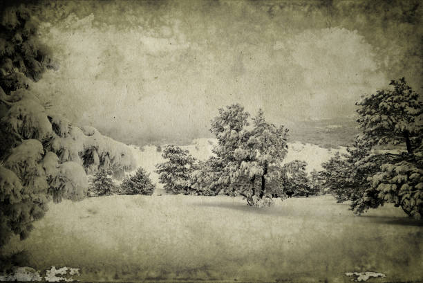 istock Winter retro photo 1078490022