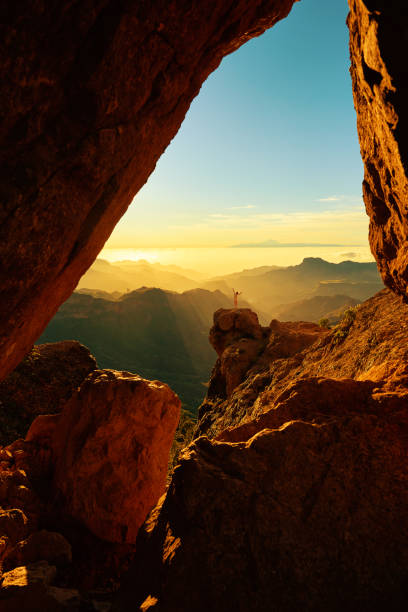 istock amazing feeling on top of the mountain 1078495492