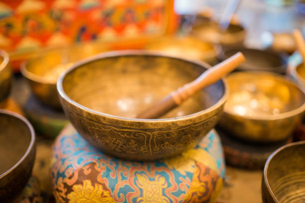istock Singing bowl, Tibetan bowls, Himalayan bowls 1078507668
