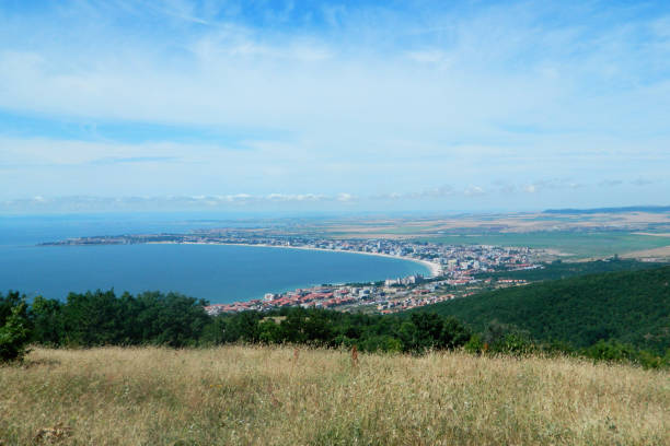 istock Panoramic view of Golden Sands beach in Bulgaria 1078508646