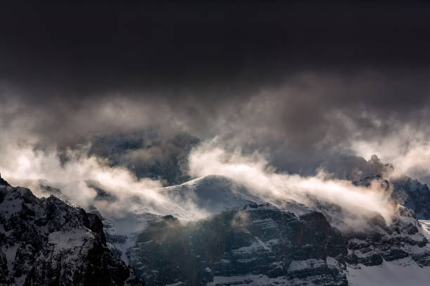 istock Mountain and snow at winter 1078509842