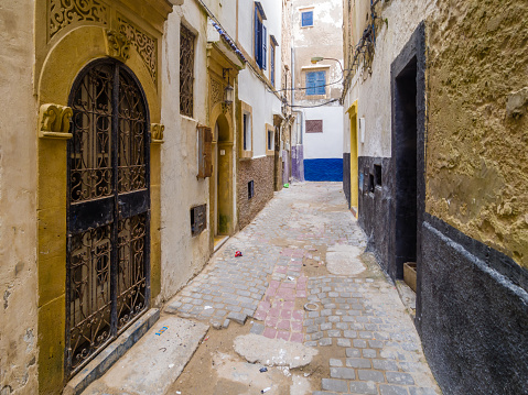 Fragments from the alleys of the medina in Essaouira, Morocco