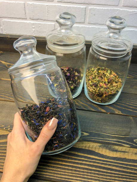 istock tea leaves in the Bank. dry drink 1078515694