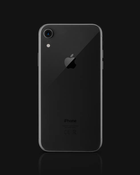Apple iPhone XR ブラック 画面・背面ひびあり iPhoneの背面ガラス割れ