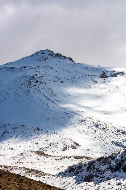 istock Mountain and snow at winter 1078521534