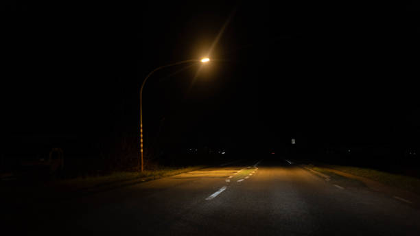 istock NIGHT ROAD to Gand in Belgium 1078527016
