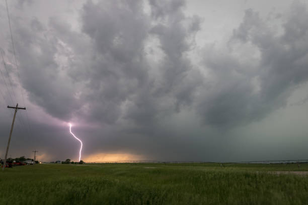 istock A severe thunderstorm over the Nebraska plains produces dangerous cloud to ground lightning 1078531248