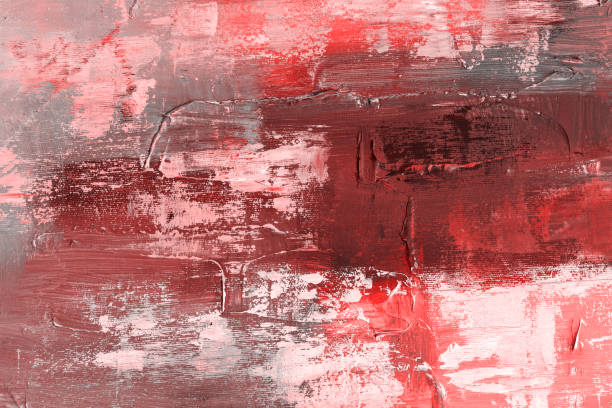 istock abstract oil paint texture on canvas, background 1078536160