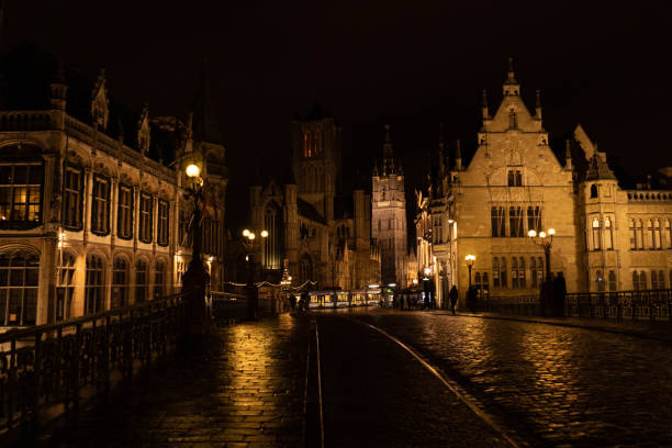 istock CITY OF GAND BY NIGHT 1078546132