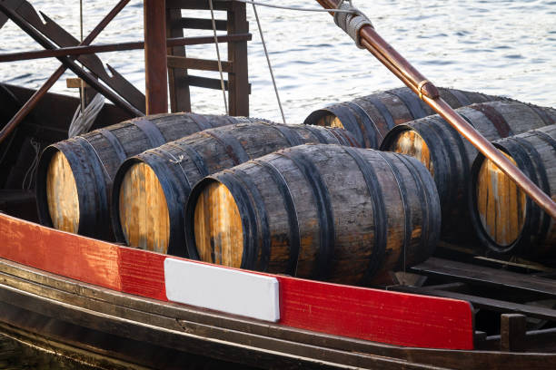 istock Port Wine Barrels at the River 1078549410