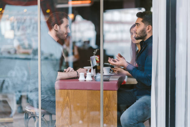 istock Business people working in cafe 1078555508