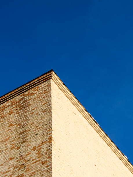 istock Building on a background of clear sky 1078557720