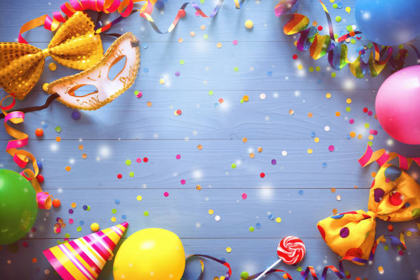 istock Colorful carnival or birthday background 1078558154