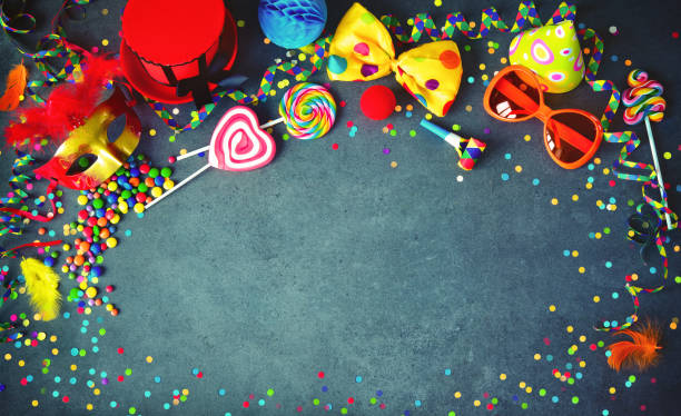 istock Colorful birthday or carnival background 1078558162