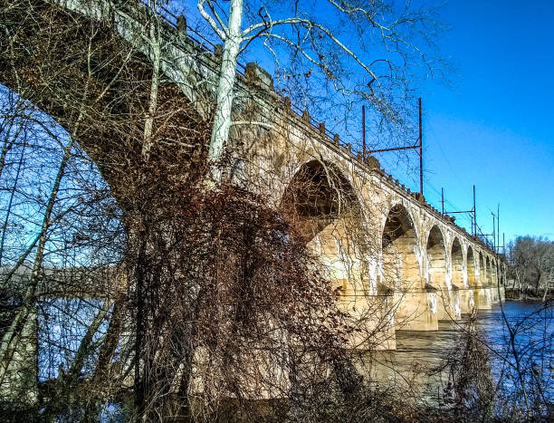 istock Route 532 Bridge over Delaware River at Washington Crossing Pennsylvania 1078567692