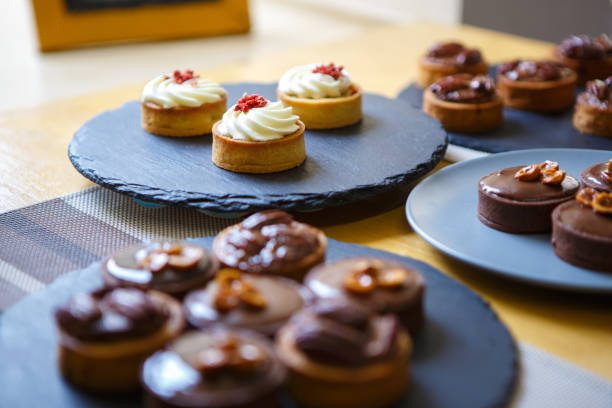 istock Delicious fresh baked pastry cafe products 1078569956