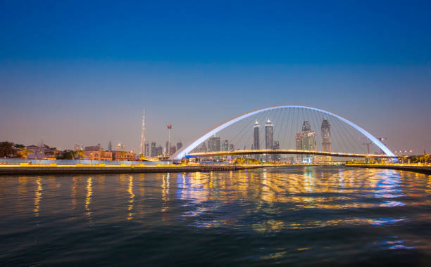 istock Dubai city skyline at night. 1078583818