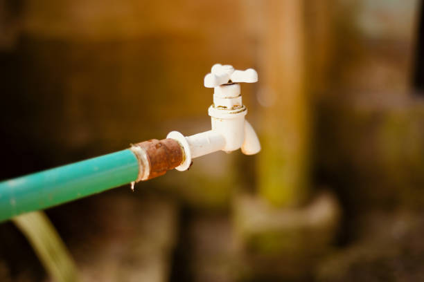 A white water tap unique photo